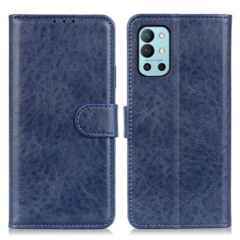 Coque Portefeuille Livre Cuir Etui Clapet A07D pour OnePlus 9R 5G Bleu