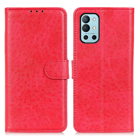 Coque Portefeuille Livre Cuir Etui Clapet A07D pour OnePlus 9R 5G Rouge