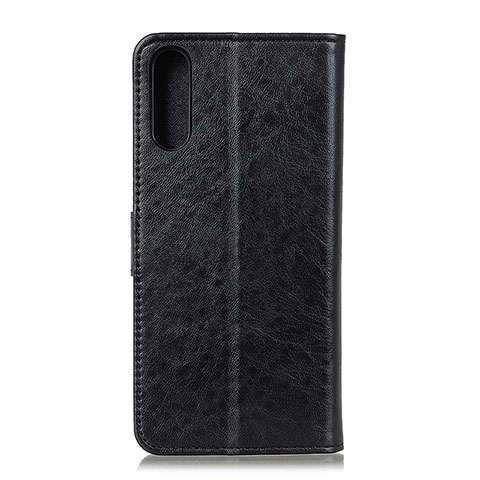 Coque Portefeuille Livre Cuir Etui Clapet A07D pour Samsung Galaxy A02 Noir