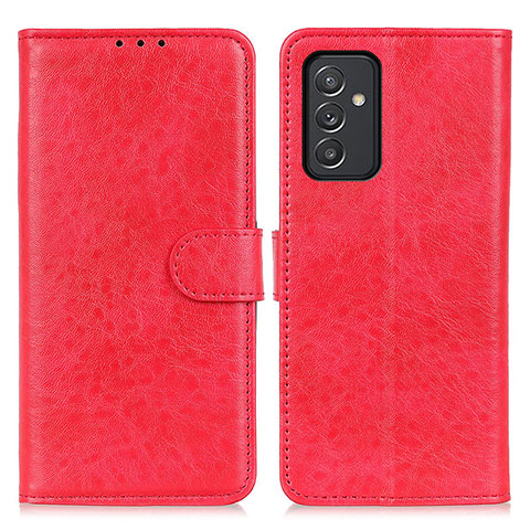 Coque Portefeuille Livre Cuir Etui Clapet A07D pour Samsung Galaxy A15 LTE Rouge