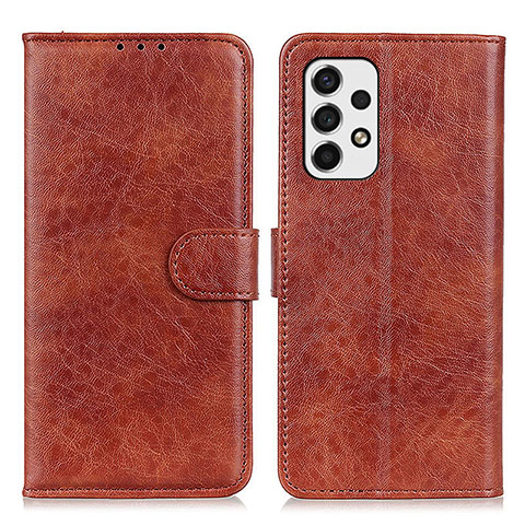 Coque Portefeuille Livre Cuir Etui Clapet A07D pour Samsung Galaxy A53 5G Marron