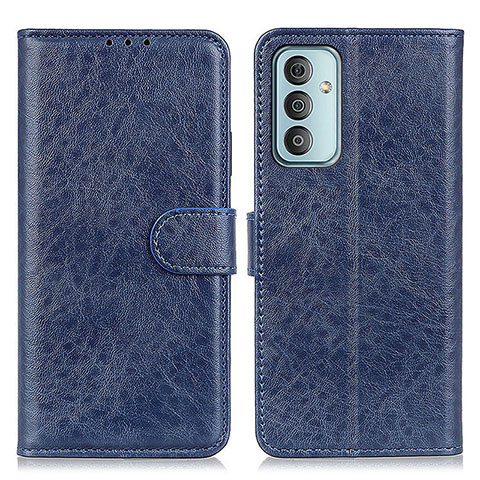 Coque Portefeuille Livre Cuir Etui Clapet A07D pour Samsung Galaxy F23 5G Bleu