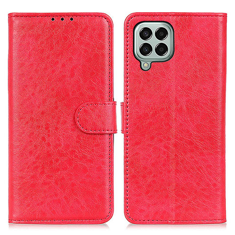 Coque Portefeuille Livre Cuir Etui Clapet A07D pour Samsung Galaxy M33 5G Rouge