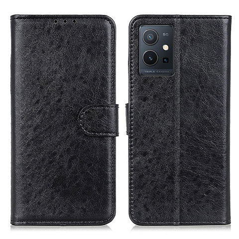 Coque Portefeuille Livre Cuir Etui Clapet A07D pour Vivo Y33e 5G Noir