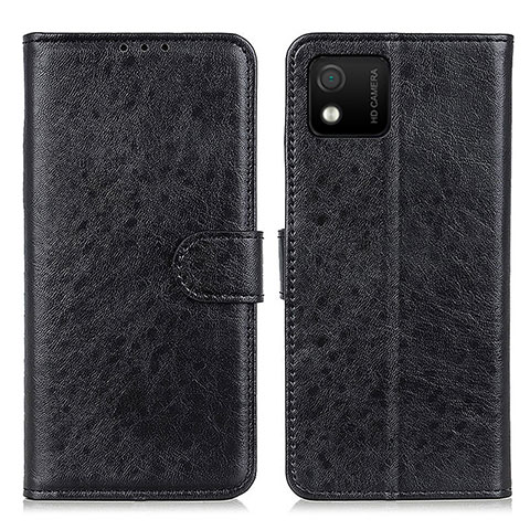 Coque Portefeuille Livre Cuir Etui Clapet A07D pour Wiko Y52 Noir