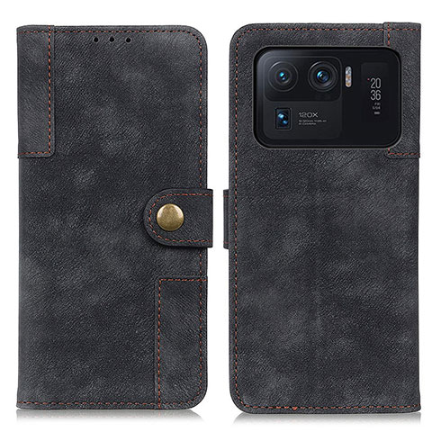 Coque Portefeuille Livre Cuir Etui Clapet A07D pour Xiaomi Mi 11 Ultra 5G Noir