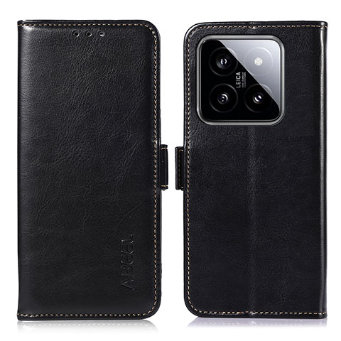 Coque Portefeuille Livre Cuir Etui Clapet A07D pour Xiaomi Mi 14 Pro 5G Noir