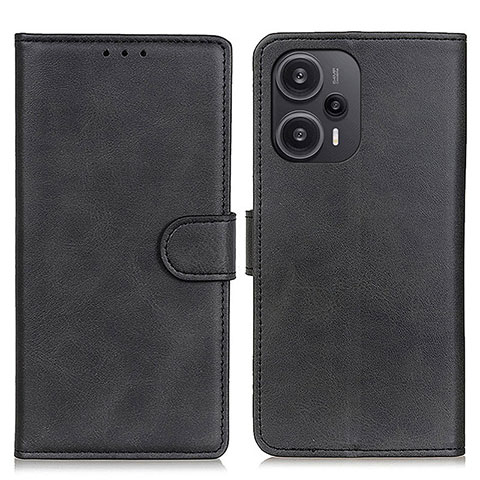 Coque Portefeuille Livre Cuir Etui Clapet A07D pour Xiaomi Poco F5 5G Noir