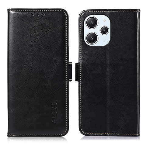 Coque Portefeuille Livre Cuir Etui Clapet A07D pour Xiaomi Redmi 12 4G Noir