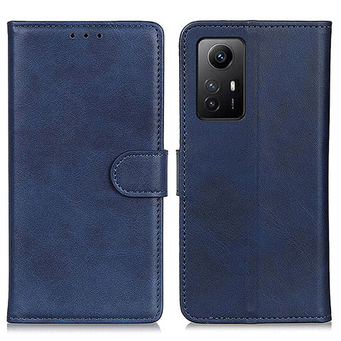 Coque Portefeuille Livre Cuir Etui Clapet A07D pour Xiaomi Redmi Note 12S Bleu