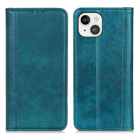 Coque Portefeuille Livre Cuir Etui Clapet A08 pour Apple iPhone 15 Plus Vert