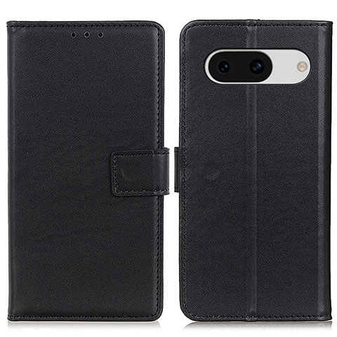 Coque Portefeuille Livre Cuir Etui Clapet A08D pour Google Pixel 8a 5G Noir