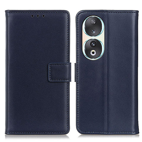 Coque Portefeuille Livre Cuir Etui Clapet A08D pour Huawei Honor 90 5G Bleu