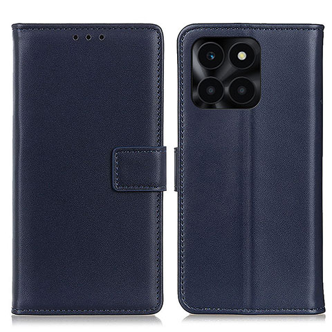 Coque Portefeuille Livre Cuir Etui Clapet A08D pour Huawei Honor X6a Bleu