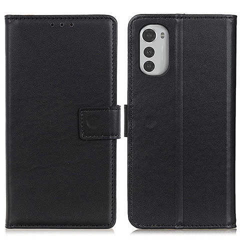 Coque Portefeuille Livre Cuir Etui Clapet A08D pour Motorola Moto E32s Noir