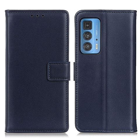 Coque Portefeuille Livre Cuir Etui Clapet A08D pour Motorola Moto Edge 20 Pro 5G Bleu