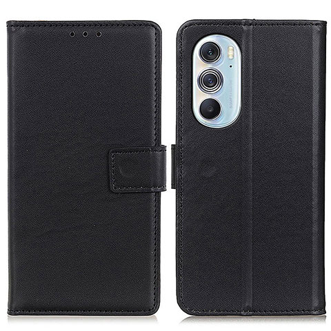 Coque Portefeuille Livre Cuir Etui Clapet A08D pour Motorola Moto Edge 30 Pro 5G Noir