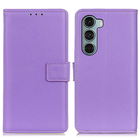 Coque Portefeuille Livre Cuir Etui Clapet A08D pour Motorola Moto Edge S30 5G Violet