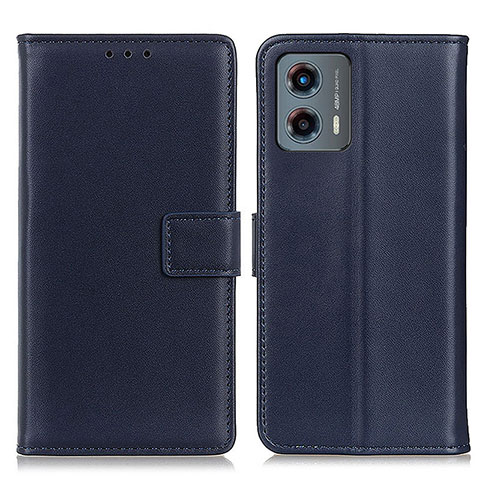 Coque Portefeuille Livre Cuir Etui Clapet A08D pour Motorola Moto G 5G (2023) Bleu