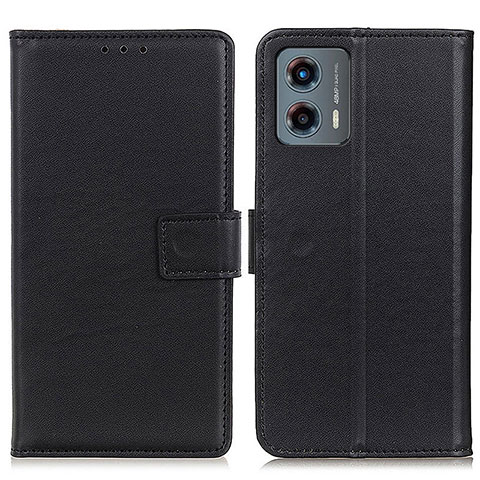 Coque Portefeuille Livre Cuir Etui Clapet A08D pour Motorola Moto G 5G (2023) Noir