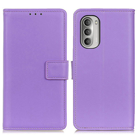 Coque Portefeuille Livre Cuir Etui Clapet A08D pour Motorola Moto G Stylus (2022) 4G Violet