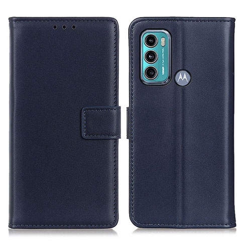 Coque Portefeuille Livre Cuir Etui Clapet A08D pour Motorola Moto G40 Fusion Bleu