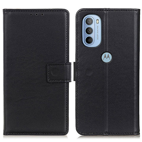 Coque Portefeuille Livre Cuir Etui Clapet A08D pour Motorola Moto G41 Noir