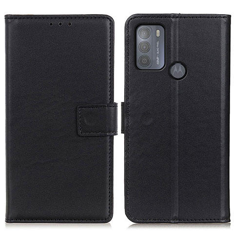 Coque Portefeuille Livre Cuir Etui Clapet A08D pour Motorola Moto G50 Noir