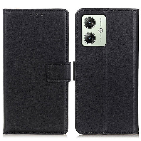 Coque Portefeuille Livre Cuir Etui Clapet A08D pour Motorola Moto G54 5G Noir