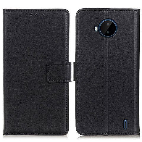 Coque Portefeuille Livre Cuir Etui Clapet A08D pour Nokia C20 Plus Noir