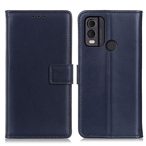 Coque Portefeuille Livre Cuir Etui Clapet A08D pour Nokia C22 Bleu