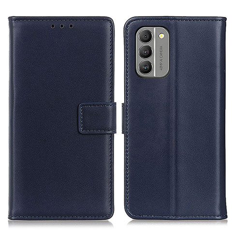 Coque Portefeuille Livre Cuir Etui Clapet A08D pour Nokia G400 5G Bleu