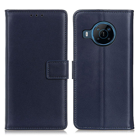 Coque Portefeuille Livre Cuir Etui Clapet A08D pour Nokia X100 5G Bleu