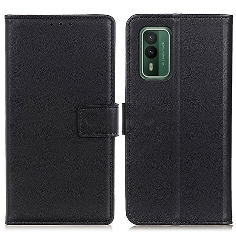 Coque Portefeuille Livre Cuir Etui Clapet A08D pour Nokia XR21 Noir