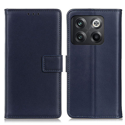 Coque Portefeuille Livre Cuir Etui Clapet A08D pour OnePlus 10T 5G Bleu