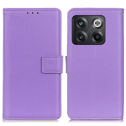 Coque Portefeuille Livre Cuir Etui Clapet A08D pour OnePlus 10T 5G Violet