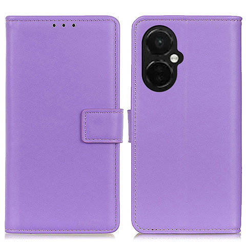 Coque Portefeuille Livre Cuir Etui Clapet A08D pour OnePlus Nord CE 3 Lite 5G Violet