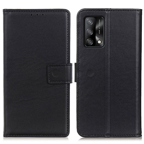 Coque Portefeuille Livre Cuir Etui Clapet A08D pour Oppo A74 4G Noir