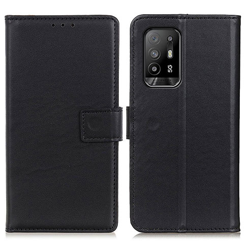 Coque Portefeuille Livre Cuir Etui Clapet A08D pour Oppo A95 5G Noir