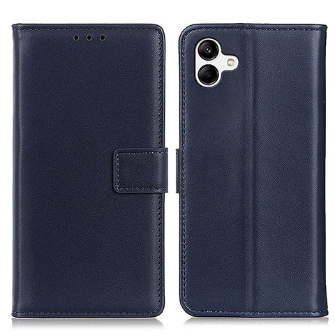 Coque Portefeuille Livre Cuir Etui Clapet A08D pour Samsung Galaxy A04 4G Bleu