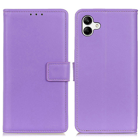 Coque Portefeuille Livre Cuir Etui Clapet A08D pour Samsung Galaxy A04E Violet