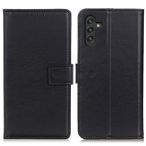 Coque Portefeuille Livre Cuir Etui Clapet A08D pour Samsung Galaxy A04s Noir