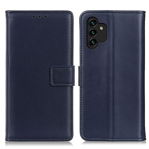 Coque Portefeuille Livre Cuir Etui Clapet A08D pour Samsung Galaxy A13 4G Bleu