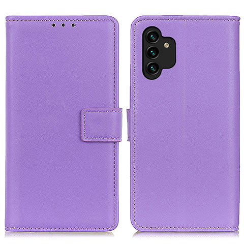 Coque Portefeuille Livre Cuir Etui Clapet A08D pour Samsung Galaxy A13 4G Violet