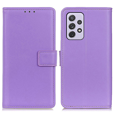 Coque Portefeuille Livre Cuir Etui Clapet A08D pour Samsung Galaxy A73 5G Violet