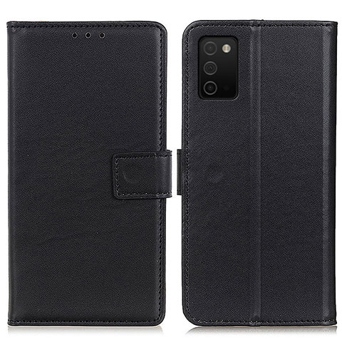 Coque Portefeuille Livre Cuir Etui Clapet A08D pour Samsung Galaxy F02S SM-E025F Noir