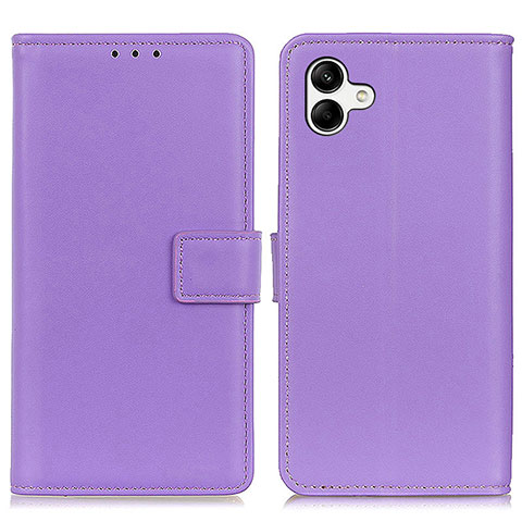 Coque Portefeuille Livre Cuir Etui Clapet A08D pour Samsung Galaxy M04 Violet