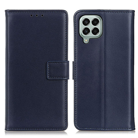 Coque Portefeuille Livre Cuir Etui Clapet A08D pour Samsung Galaxy M33 5G Bleu