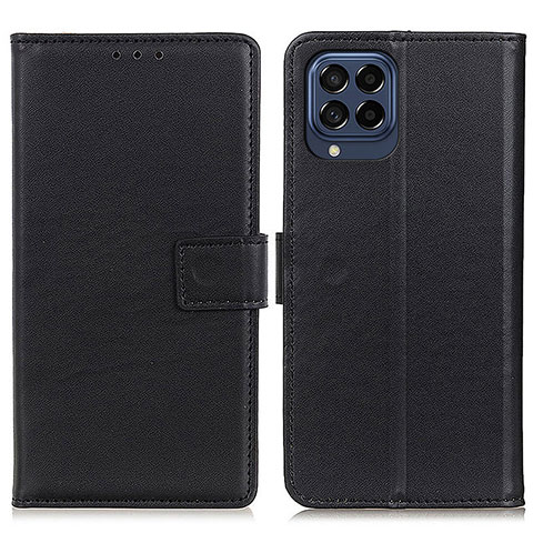 Coque Portefeuille Livre Cuir Etui Clapet A08D pour Samsung Galaxy M53 5G Noir