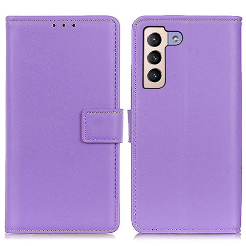 Coque Portefeuille Livre Cuir Etui Clapet A08D pour Samsung Galaxy S21 5G Violet